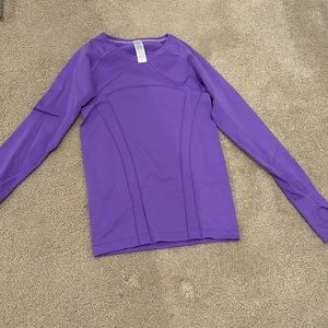 Ivviva size 8 purple long sleeve “swiftly”